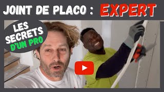 Joints de placo « expert »  20 astuces de PRO 🤩 [upl. by Lull483]