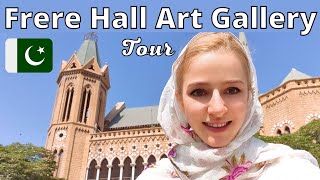 FRERE HALL Art Gallery Full Tour Pakistan vlog  Pakistan Karachi [upl. by Acinnor]