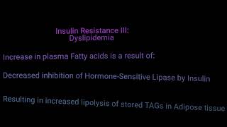 Insulin Resistance III Dyslipidemia DrAJGhalayini [upl. by Just]