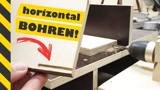 Horizontalbohrtisch · Wiederholgenau horizontale Löcher bohren 👍 [upl. by Yror]