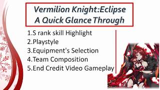 Honkai Impact 3 SEA  Vermilion Knight Eclipse Review and Herrscher Archive F10 Battle with VK [upl. by Renato654]