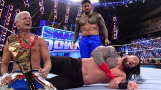 Jey Uso Help Cody Rhodes To Win Undisputed Championship Vs Roman Reigns At Wrestlemania 40 [upl. by Bust]