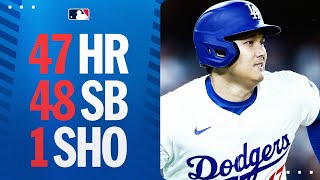 47 HR 48 SB 1 Shohei Ohtani  大谷翔平ハイライト [upl. by Irrak]