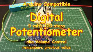 88 Digital Potentiometer aka Volume Control  Easy X9C103 [upl. by Sivatnod]