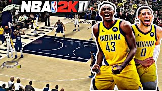 NBA 2K11 with NBA 2K24 Rosters PT 14  Pacers VS Timberwolves [upl. by Mark]