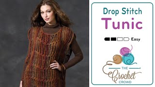 How To Crochet A Tunic  BEGINNER  The Crochet Crowd [upl. by Yddur359]