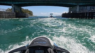 KEY LARGO TO HAULOVER INLET ON SEADOO 120 MILES [upl. by Lokim472]