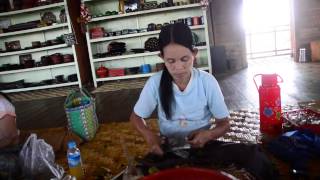 The Manual Making of the Cheroots in Myanmar [upl. by Lenci495]