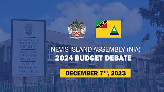 2024 Budget Debate  Day 2  Nevis Island Assembly  December 7 2023 [upl. by Troy]