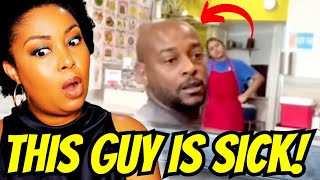 RUDE BLACK MAN goes OFF on Hispanic woman [upl. by Vasilek]