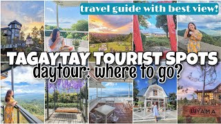 TAGAYTAY TOURIST SPOTS MUST VISIT FOR DAYTOUR TRIP [upl. by Nosro]