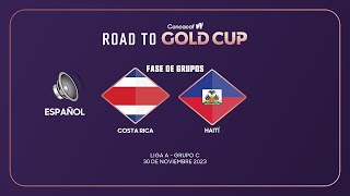 Costa Rica vs Haití  Clasificatoria Copa Oro Concacaf W 2024 [upl. by Meador867]