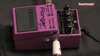 BOSS BF3 Flanger Pedal Review by Sweetwater [upl. by Teiluj3]