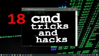 18 CMD Tips Tricks and Hacks  CMD Tutorial for Beginners  Command Prompt  Windows 788110 [upl. by Gnahc]