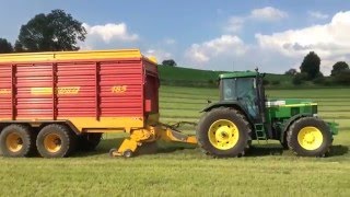 Autochargage 2015John Deere 7810ampSchuitemaker 185 Rapideégide London [upl. by Ijnek692]