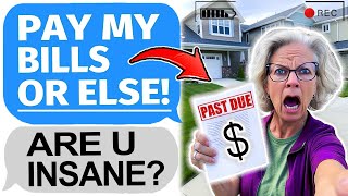 Karen Neighbor Demands I Pay Her Electric Bill BIG Mistake r⧸EntitledPeople [upl. by Ainesell]