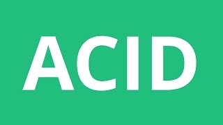 How To Pronounce Acid  Pronunciation Academy [upl. by Gwenn]