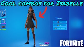 Cool combos for the Isabelle skin in Fortnite [upl. by Sybil]