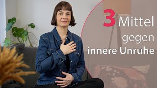 🍀🍀🍀 3 Mittel gegen innere Unruhe 🍀 innere Anspannung lösen 🍀🍀🍀 [upl. by Ahsinna]