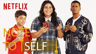 Whats on My Phone with the On My Block Cast  Netflix [upl. by Nuahsad]