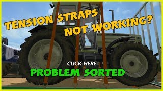 fs17 STRAPS NOT WORKING EASY FIX FARMING SIMULATOR 17 PS4 [upl. by Ottinger]