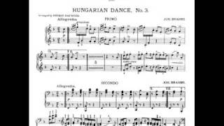 Johannes Brahms  5th Hungarian Dance [upl. by Anwahsal]