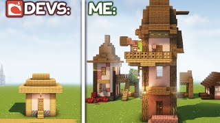 I Redesigned ALL the Minecraft Villager houses [upl. by Sage680]