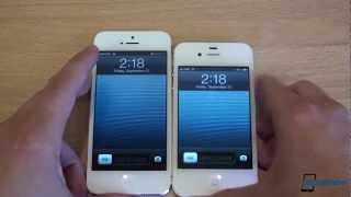 iPhone 5 vs iPhone 4S  Pocketnow [upl. by Tailor645]