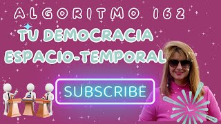 ❤️‍🔥 Tu DEMOCRACIA Espacio Temporal  ALGORITMO 162 pedrosánchez javiermilei cfk [upl. by Anahsak]