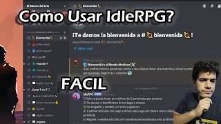 IdleRPG Bot de Discord  Explicacion de como usar [upl. by Akinahc]