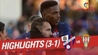 Resumen de SD Huesca vs Córdoba CF 31 [upl. by Oicirbaf435]