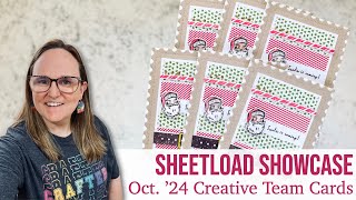 SheetLoad Showcase  October 2024 Creative Team Cards suysoct2024 [upl. by Ennairrac]