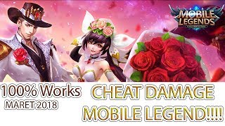 100 Work Cheat Mobile Legend Maret 2018 [upl. by Ardnak]