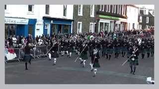 Kirkcudbright Tattoo 2014 The Pipe Bands [upl. by Leslie500]