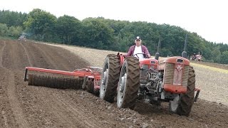 Massey Ferguson 65 Tandem Tractor  American Ferguson Days  Tjele Gods [upl. by Hodgson897]