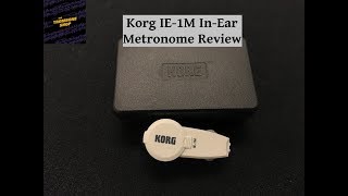 Korg IE1M InEar Metronome Review [upl. by Aloibaf283]