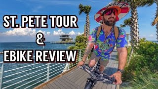 Riding Review TST Ebike  St Pete Pier  Spa Beach  Pinellas Trail  Florida [upl. by Eronaele]