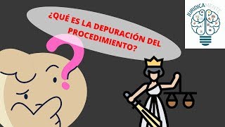 LA DEPURACIÓN DEL PROCESO  EXCEPCIONES PROCESALES [upl. by Sherilyn]