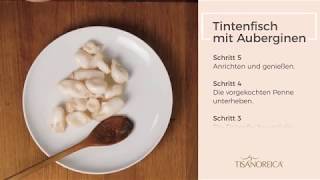 TISANOREICA Rezept Tintenfisch mit Auberginen [upl. by Etoile]