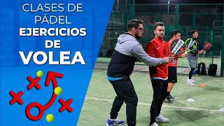 👉 CLASES DE PADEL · Ejercicios de 🎾 VOLEA ⭐⭐⭐⭐⭐  Padelartecom [upl. by Ayotl722]