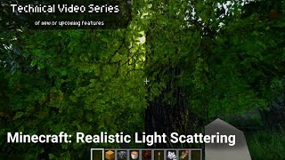 Minecraft Realistic Light Scattering in Forest CTMPOMFIX shader update links in description [upl. by Drahnreb]