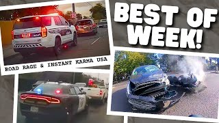 Road Rage amp Instant Karma USA  Bad DriversCrashesAngry KarensCops on Time amp More BEST OF WEEK [upl. by Calvert]