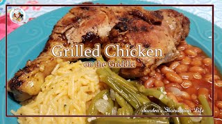 Whole Grilled Chicken on the Griddle [upl. by Pelligrini]