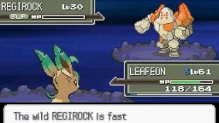 PM Pokémon Platinum  VS Regirock [upl. by Ennaeirrac849]