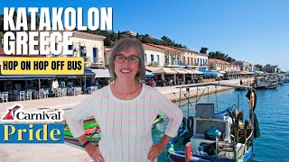 KATAKOLON GREECE Adventure HopOnOff Bus Tour  Carnival Pride [upl. by Barde510]