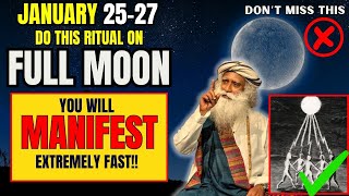 ✅Full Moon January 2024 Ritual  Manifest Anything Extrememly Fast💛  Leo Full Moon 2024 [upl. by Ultan]