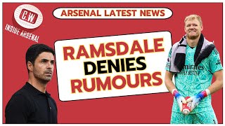 Arsenal latest news Ramsdale denies deal  Duo announce exit  Arteta on belief and contract talks [upl. by Dennet]