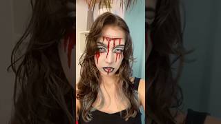 Jednoduché Halloweenské líčení🩸 makeup makeuptutorial halloween [upl. by Dranel172]