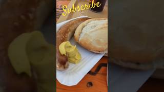 German Bratwurst located by Lake Mummelsee 🇩🇪 food bratwurst germany [upl. by Kcered]