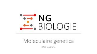 Moleculaire genetica  DNA replicatie  HAVOVWO [upl. by Yvad221]